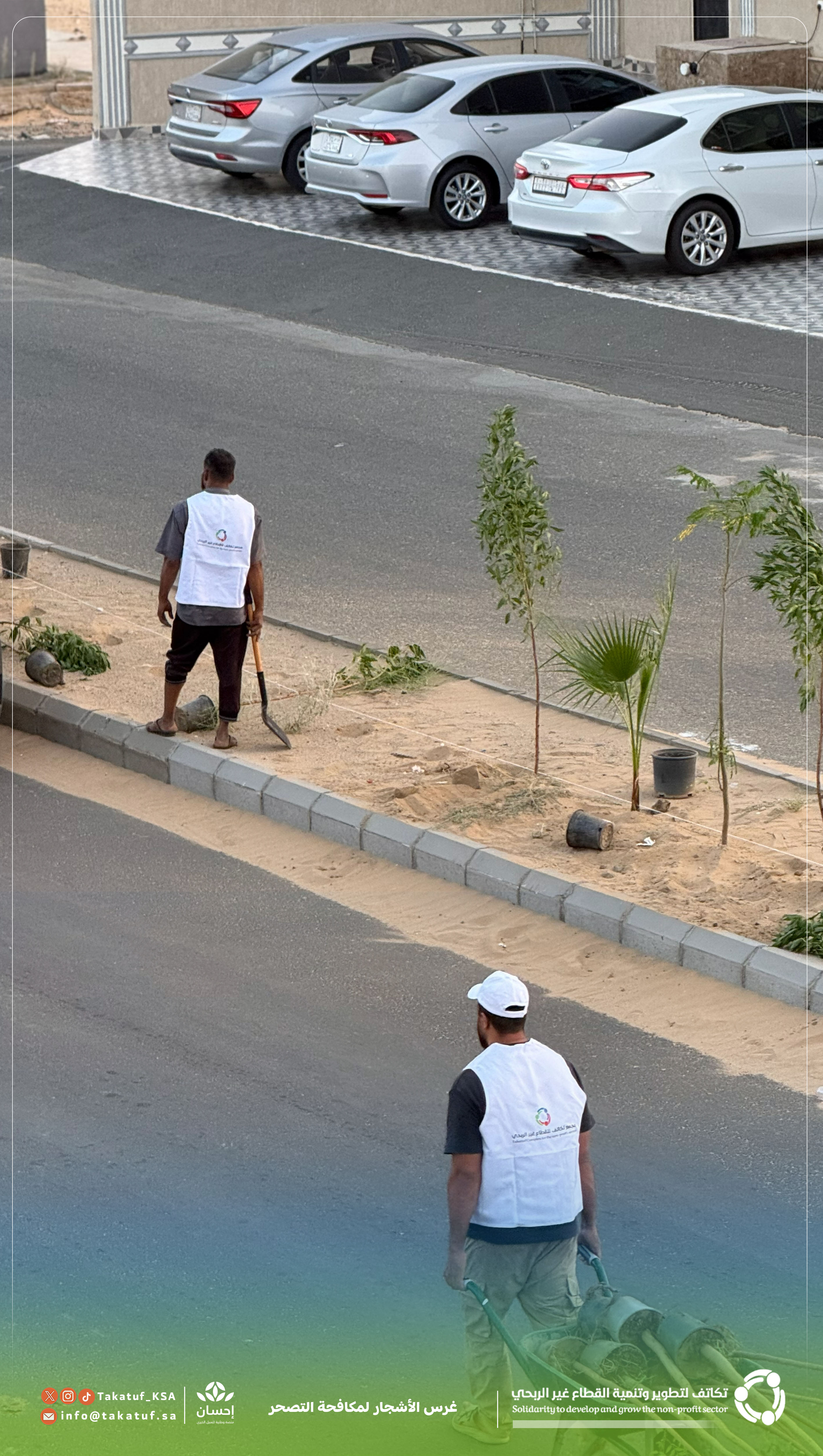 غرس الأشجار لمكافحة التصحر