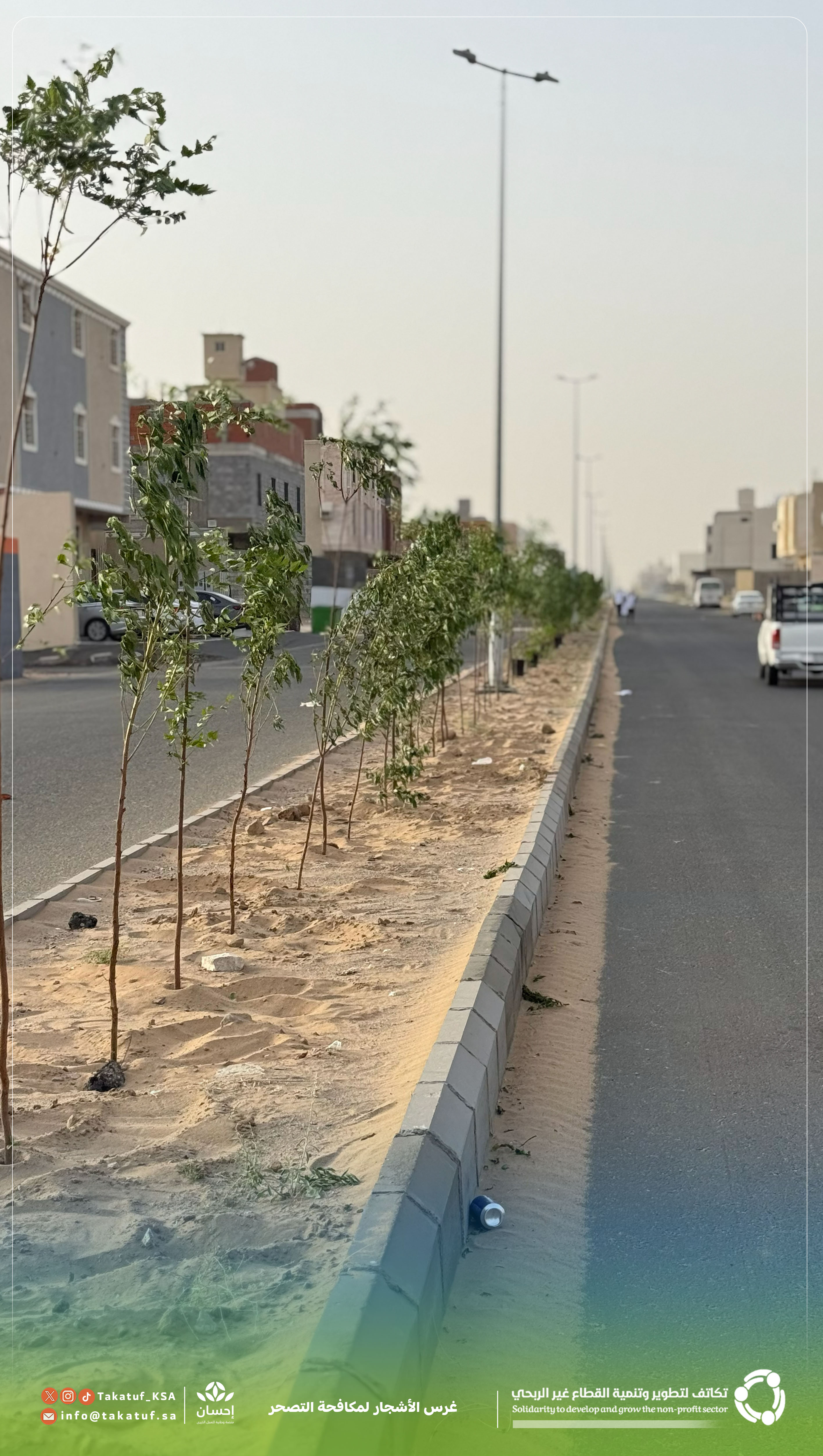 غرس الأشجار لمكافحة التصحر